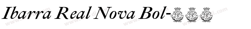 Ibarra Real Nova Bol字体转换